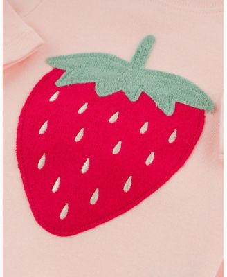 Girls' Strawberry Berry Applique Two Piece Set - Baby