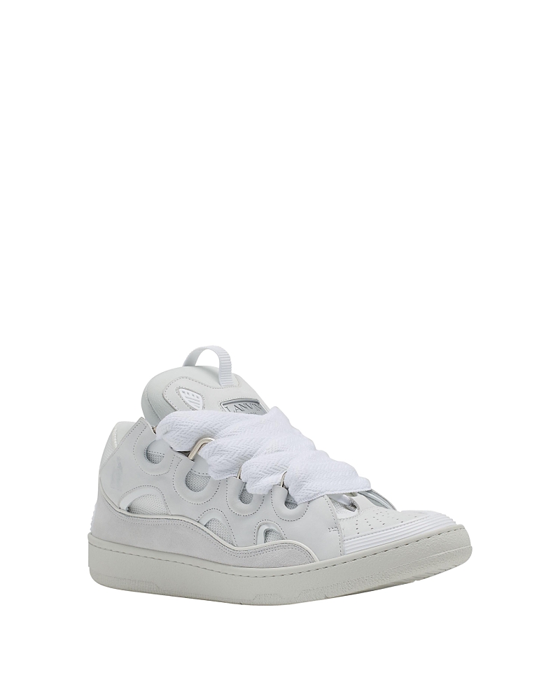 Lanvin Unisex Curb Leather Sneakers