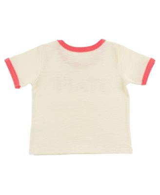 Unisex "STAFF" Applique Billie Slub Ringer Tee - Baby
