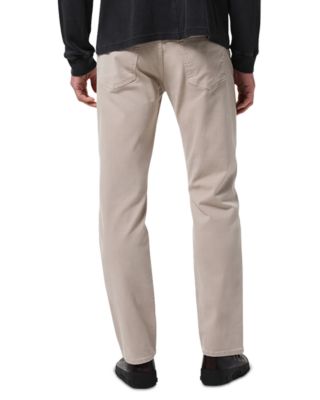 Elijah Relaxed Straight Fit Jeans in Wheat Tan