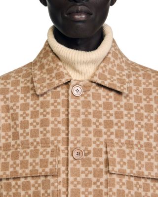 Jacquard Print Overshirt