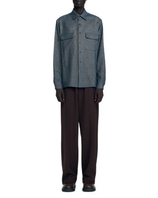 Relaxed Fit Flannel Overshirt