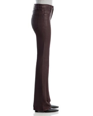 The Reboot High Rise Coated Jeans in Truffle