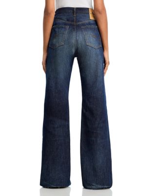 Helena High Rise Bootcut Jeans in Esher Blue