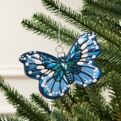 Glass Butterfly Ornament - Exclusive