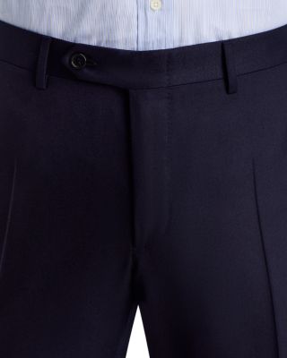 Capri Slim Fit Wool Flannel Trousers