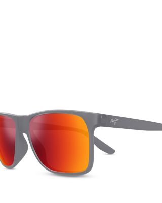 Hawaii Lava Pailolo Rectangle Sunglasses, 59mm