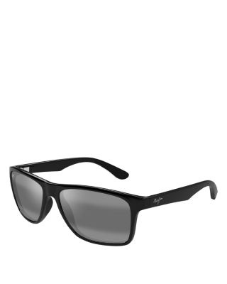 Onshore Polarized Rectangular Sunglasses, 58mm