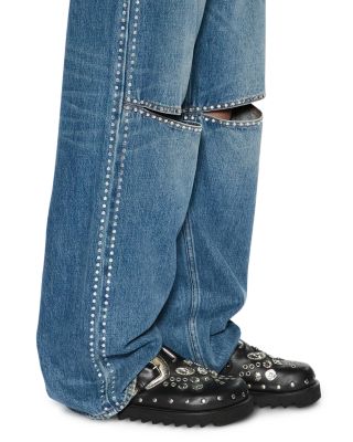 High Rise Wide Leg Jeans in Denim