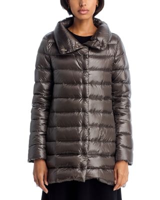 Amelia Stand Collar Down Puffer Coat