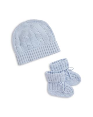 Boys' Cashmere Beanie & Bootie Set - Baby