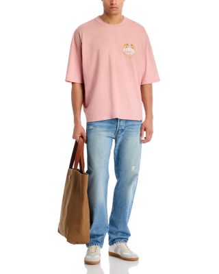 Boxy Angel Border Logo Graphic T-Shirt