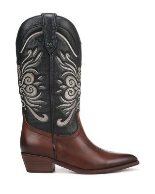 Women's Robbie Leather Cowboy Boots
