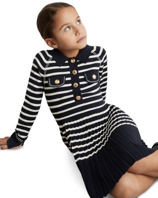 Girls' Sapna Striped Knitted Dress - Little Kid, Big Kid