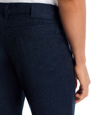 Impeccabile Wool Flannel Regular Fit Five Pocket Pants