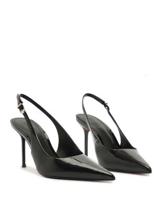 Women's Paola Patent Leather Classic Slingback Pumps