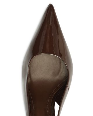 Women's Paola Patent Leather Classic Slingback Pumps