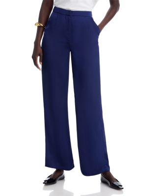 x Lani Lynn Naomi Wide Leg Crepe de Chine Pant