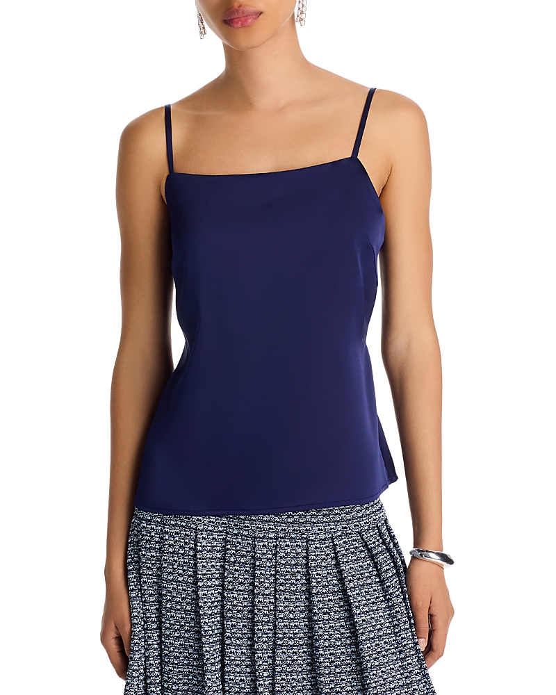 Misook Spaghetti Strap Tank In Blue