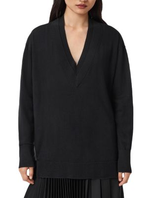 Bern Paneled V Neck Sweater