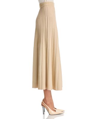 Rib Knit Midi Skirt