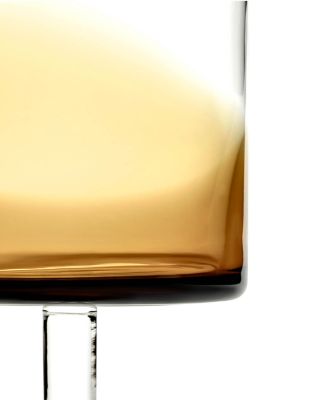 Red Wine Glass Amber Zuma, Set of 4