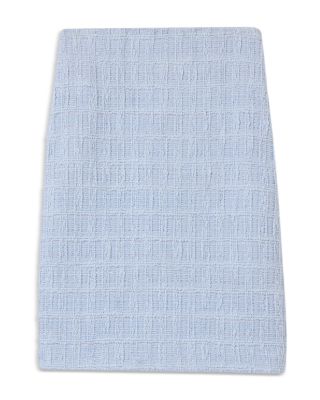 Textured Plaid Skirt 