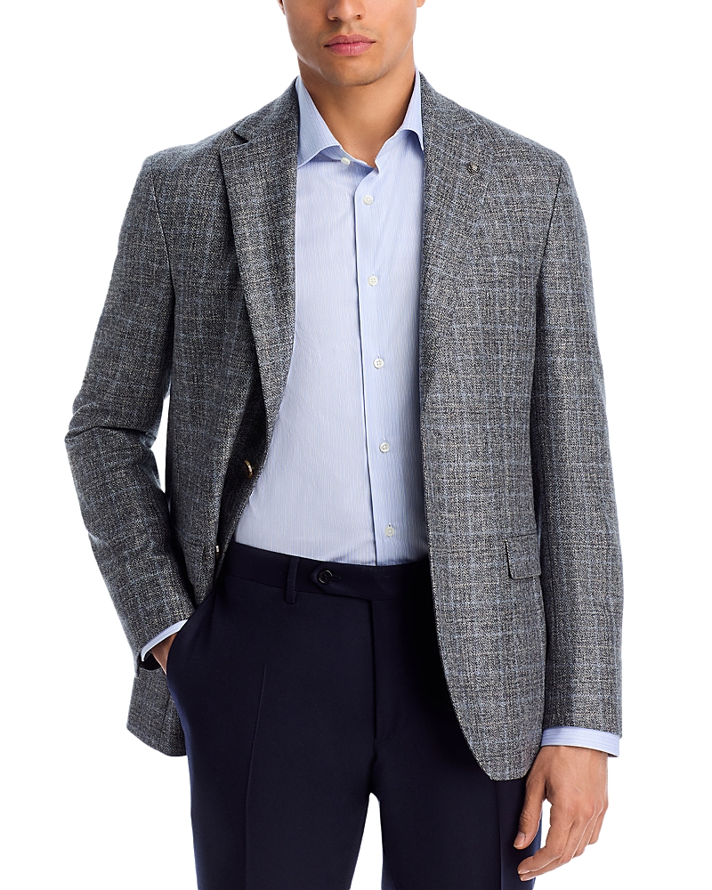 Jack Victor Regular Fit Midland Brushed Plaid Jacket