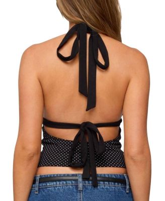 Ginny Mixed Polka Dot Halter Top