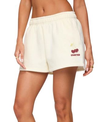 Edikted - Cherry Babe Sweat Shorts