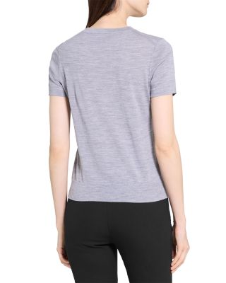 Lightweight Wool Short Sleeve Top