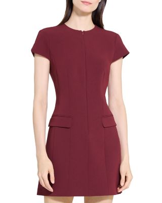 Tailored Zip Front Dress