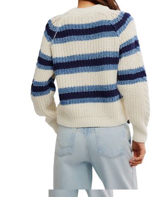 Frankie Cable Striped Sweater