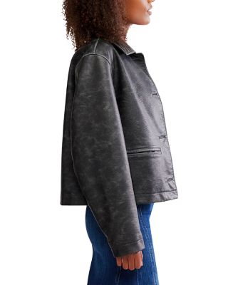 Hera Faux Leather Jacket