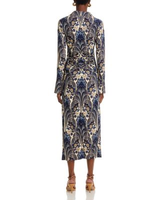 Shirley Midi Collar Button Front Dress