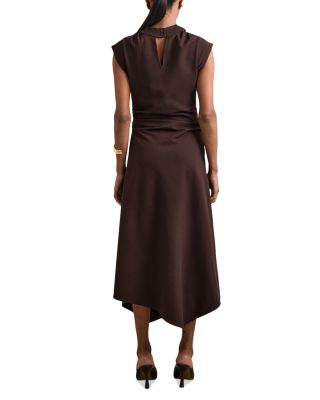 Harlan Twill Jersey Midi Dress