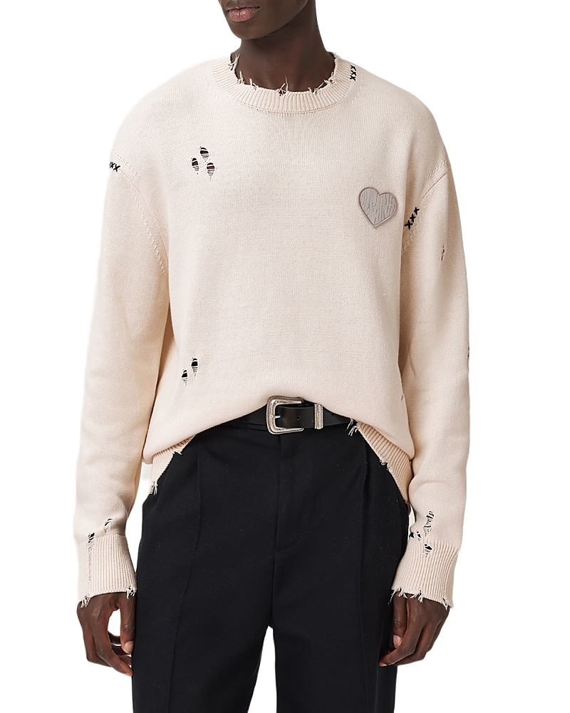 Allsaints Theo Crew Sweater In Pattern