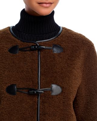 Cropped Faux Fur Toggle Jacket - Exclusive