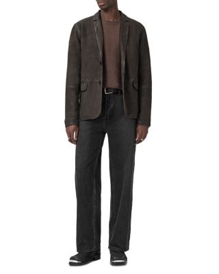 Monet Waxed Suede Regular Fit Blazer