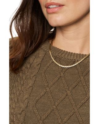 Nomad Cable Popover Sweater