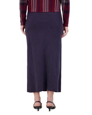 Brushed Straight Slip Skirt