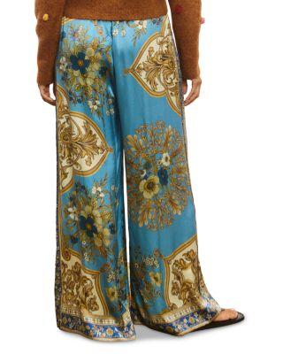 Cassie Silk Brocade Pants