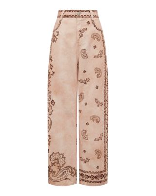 Akia High Rise Straight Jeans in Pink