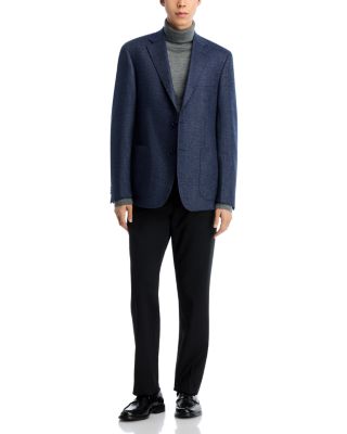 Loro Piana Fabric Melange Solid Unstructured Regular Fit Sport Coat - Exclusive