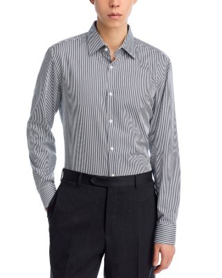 Hank Slim Fit Button-Front Shirt
