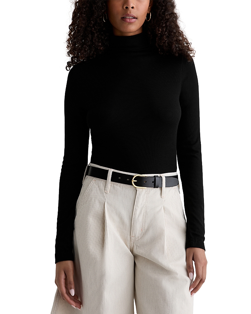 Ag The Chels Long Sleeve Ribbed Turtleneck