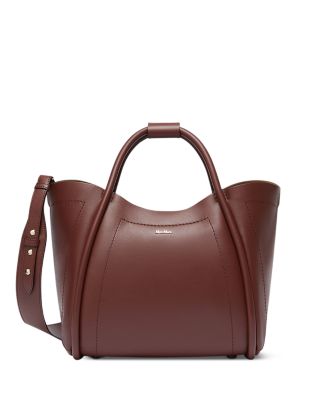Marins Bordeaux Leather Handbag