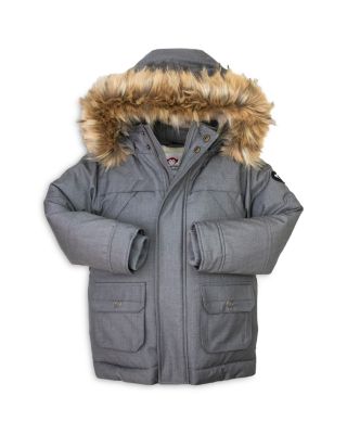 Boys' Denali Faux Fur Trim Coat - Little Kid, Big Kid