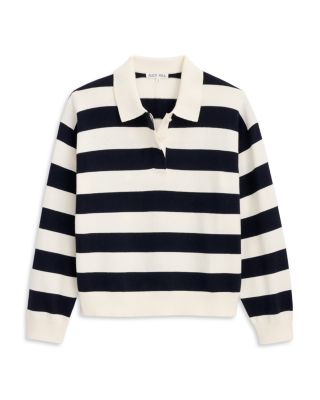 Bond St Striped Polo Sweater