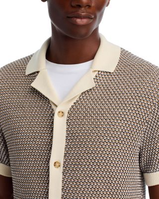 Iconico Textured Short Sleeve Cardigan